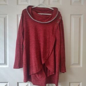 XL NY Collection Long Sleeve Short